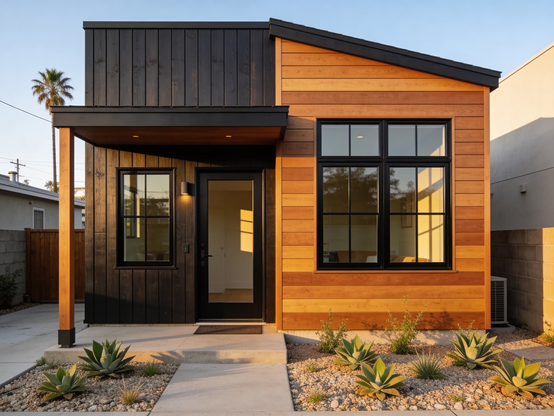 Detached two-bedroom ADU buildout